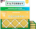 Filterbuy 18x18x1 Air Filter MERV 11 Superior Pet & Allergy Defense, by Filterbuy