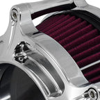 HDBUBALUS Motorcycle Air Filter Cleaner Intake Filter System Kit - Image 8