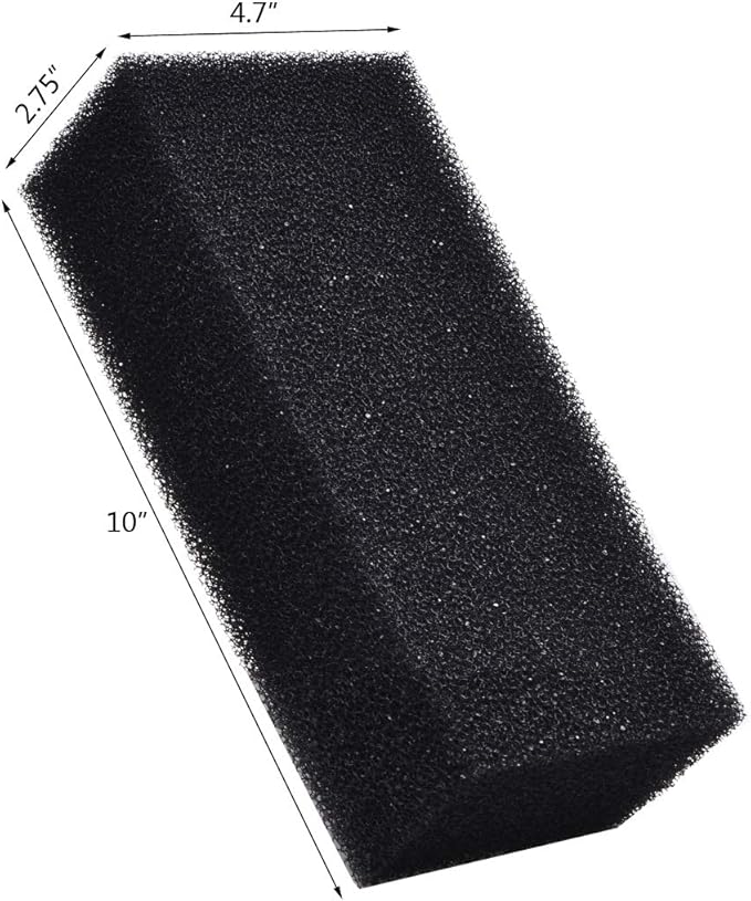 Hipanda Filter Foam Sponges, Bio Sponge Filter Media Pad, Cut-to-Size Foam - Image 2