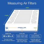 Nordic Pure 20x20x5 Honeywell Replacement Furnace Filters MERV 15 Plus Carbon 1 - Image 2