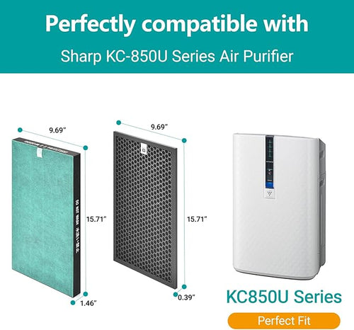 3-Stage Replacement Filter: Particulate Filter+ Activated Carbon | Compatible - Image 2