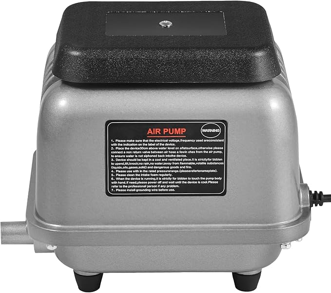 VEVOR Linear Air Pump, 90L/Min Air Flow Septic Aerator Pump, Aeration System - Image 10