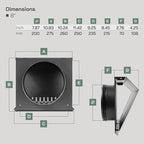 Vent Systems 8" Inch Supply Vent Cover - Image 2