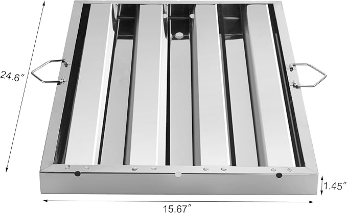 New Star Foodservice 54330 Stainless Steel Hood Filter - Image 2