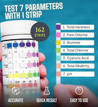 162 Pcs 7-Way Hot Tub, Spa & Pool Test Strips - Image 2