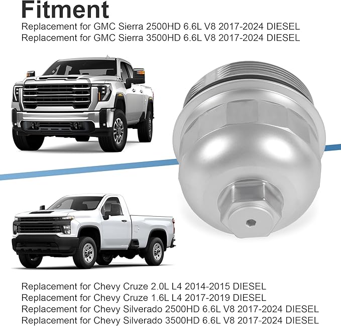 Fuel Filter Housing Cap 134001 Replacement - Image 2