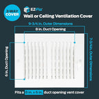 EZ-FLO 8 x 6 Inch Air Vent Cover - Image 2