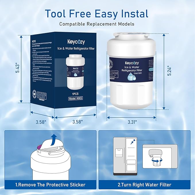 K003 Refrigerator Water Filter Replacement - Image 4