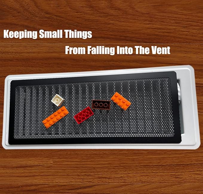 Floor Register Vent Cover- 4"x10" Magnetic Air Vent Screen Mesh Cover - Image 4