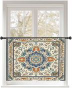 Sheer Curtains 45 Inch Length, Southwest Farmhouse Semi Sheer Curtains Light by Unknown