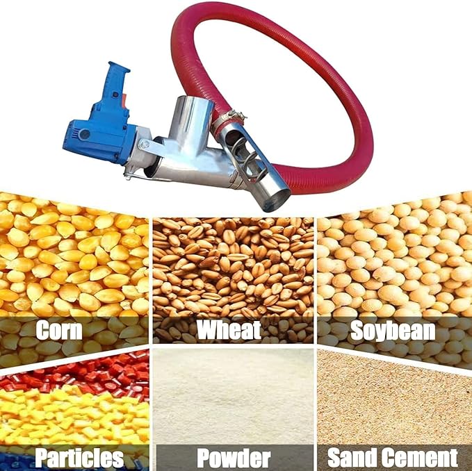Red Portable Grain Suction Pump - Image 6