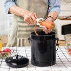 Plexon Black Metal Compost Bin - Image 4