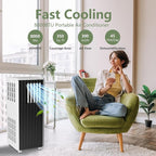 8000 BTU Portable Air Conditioner, Portable AC Unit - Image 4