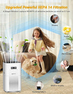 Dayette Air Purifiers for Home Large Room up to 3000 Sq Ft, CARD Upgrade to 500 - Image 7