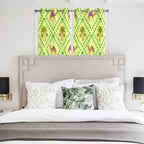 2 Panel Kitchen Cafe Curtains, Desert Sand Camels Sunlight Filtering Nature Air - Image 4