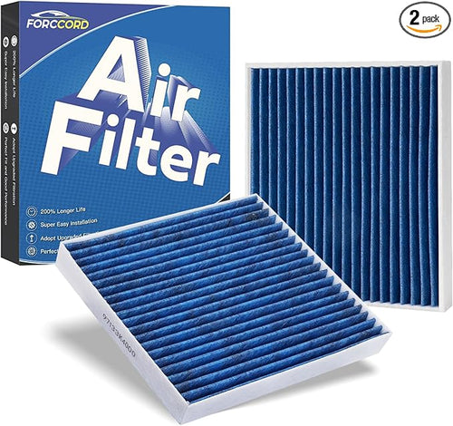 2-Pack CF12161 Cabin Air Filter Fits by Forccord