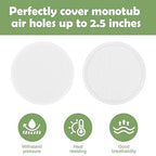 24 Pcs 2.5" Monotub Adhesive Filter Disks-2MM Thick Monotub Filter - Image 3