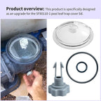 SF80110-1 Leaf Trap Cover Lid 5 inch Have O-Ring & Valve, Fit - Image 3