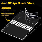Zonon 384 Pieces Synthetic Filter Paper Stickers 20 mm 0.25 µm Filter Disc - Image 2