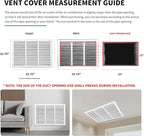 18x12 Return Air Grille, Air Return Vent Cover, Flat Vent Cover, Rejillas De - Image 4