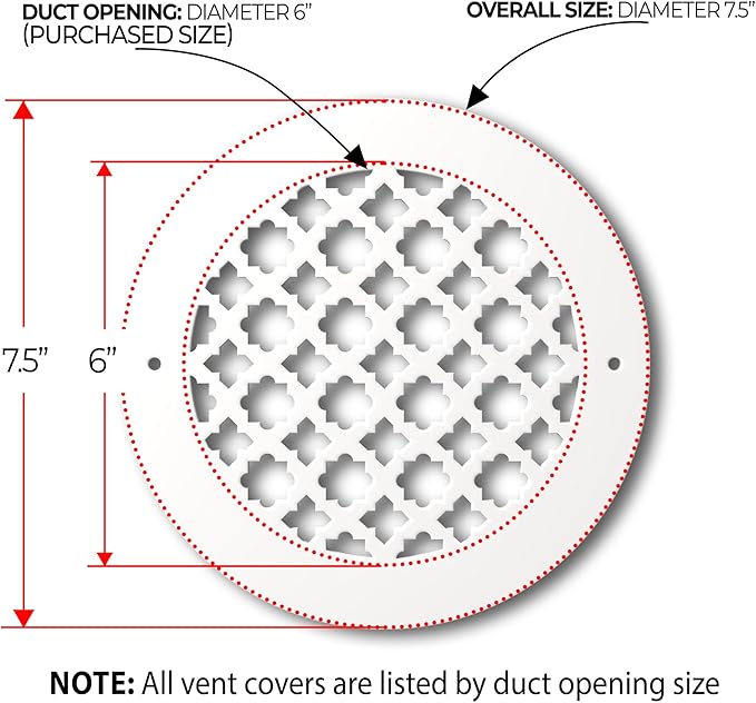 SABA Home Decor Air Vent Cover Grille - Image 4