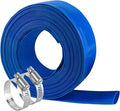 Eastrans 1 1/2 IN x 50 FT Pool Backwash Hose, Heavy Duty Flat Discharge Hose by EASTRANS