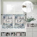 Vintage Farmhouse Kitchen Curtains Set 3 Piece - Image 5