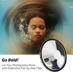 Walking Way 49MM Whirlpool Camera Effects Filter, Tunnel Vision Spiral Halo - Image 3