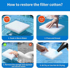 2" Thick Koi Pond Filter Pad, Pond Filter Media, Pond Filter Material White - Image 5