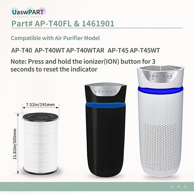 AP-T45 AP-T40FL Replacement Filter Compatible - Image 2