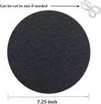 ddLUCK 6 Pack Kitchen Compost Bin Filter, Round Food Waste Bins Activated - Image 6