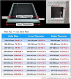 White Access Panel Air Grille Vent Cover, Square Vents Registers, Air Return - Image 2