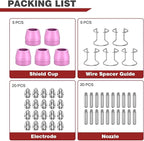 ARCCAPTAIN AG-60 Plasma Cutter Torch Consumables, CUT55 PROLUX, CUT 55PILOTARC - Image 6