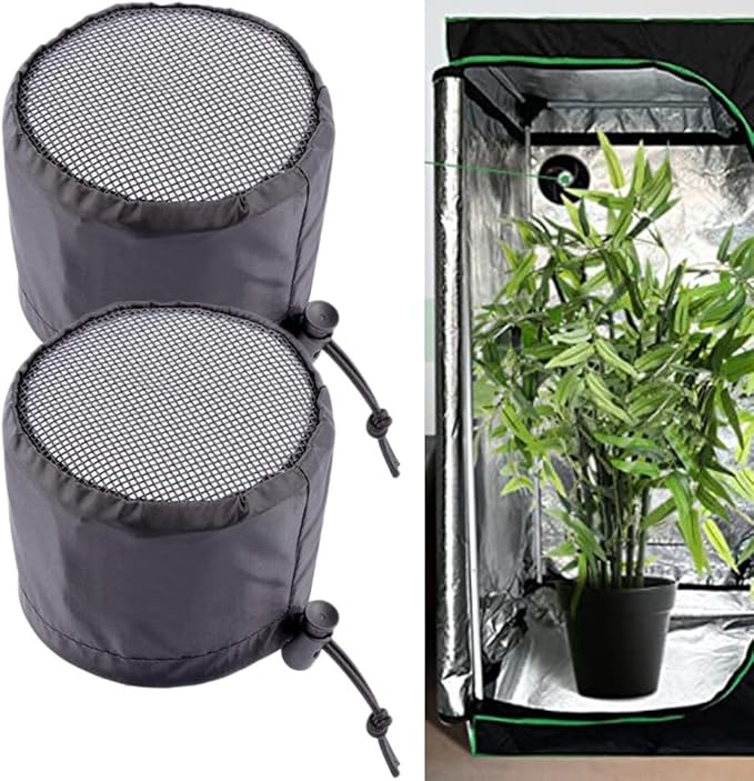 FABULETTA 2Pcs Grow Tent Vent Cover Set 4in 6in 8in Waterproof Oxford Cloth - Image 5