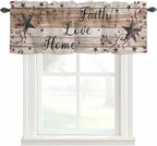 Rustic Star Brown Curtain Valances by Unknown