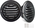 6 Inch Round Air Vent Cover, LouanXpert Stainless Steel Black Soffit Vent Cover by LouanXpert