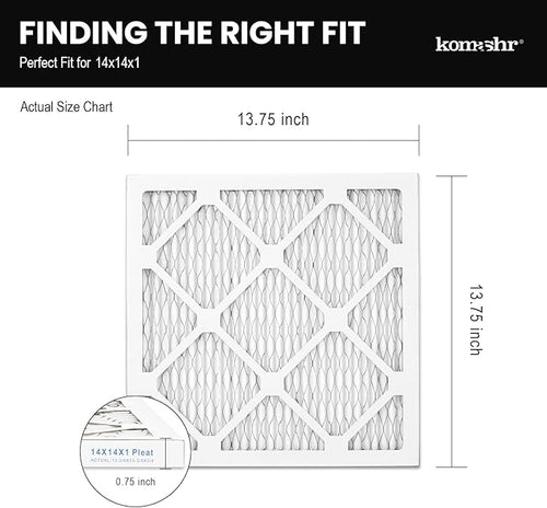 14x14x1 Air Filter MERV 8, HVAC/Furnace AC Filter Replacement, Dust - Image 2