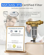 Waterdrop Spin Down Sediment Filter, Backwash Whole House Water Filter System - Image 5