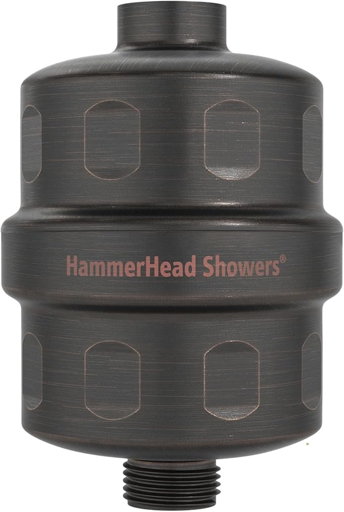 HammerHead Showers® Solid Metal Shower Head Filter – KDF 55 Shower Filter by HammerHeadShowers