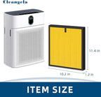 HY4866 Replacement Filter for MORENTO HY4866, YIOU M1 Air Purifier, WESTHEY - Image 3