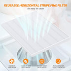 Nail Dust Collector Replacement Filter 2 Pack, Reusable Dust Filter - Image 5