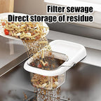Sink Filter Basket, Efficient Drainage Design, Suction Cup Sink Rack, Kitchen - Image 3