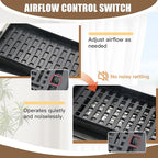 Floor Vents Heavy Duty Walkable Steel Floor Registers 4x10 Inch Floor Air Vent - Image 5