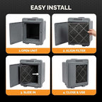 Tiger Tough HEPA 500 Activated Carbon Filter 16x16x1 – Replacement Air Purifier - Image 7