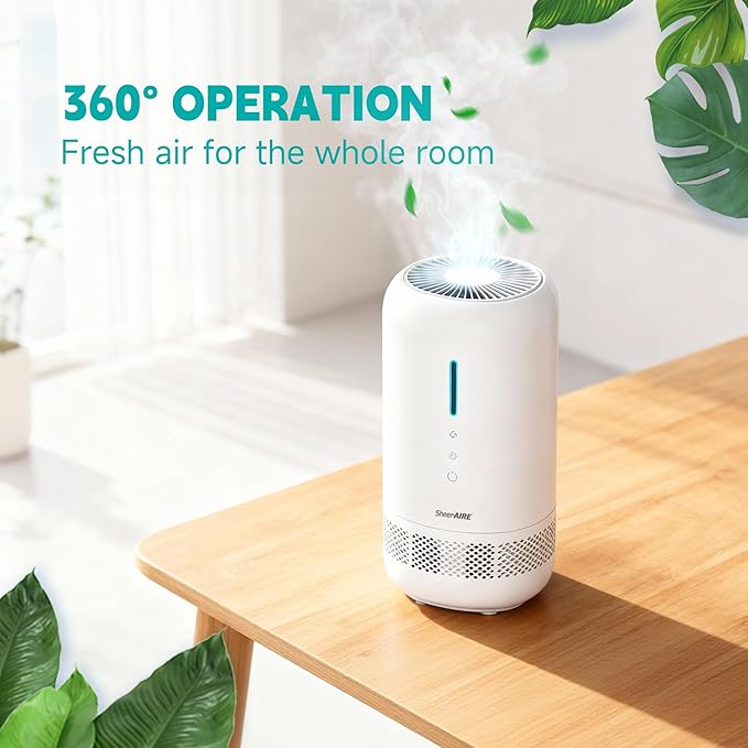 Portable HEPA Air Purifier Energy-Saving Mode, One Touch Operation, Lightweight - Image 8