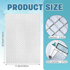 SATINIOR 2 Packs 11.8 x 39.3 Inch 304 Stainless Steel Woven Wire Mesh Fine - Image 3