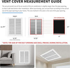 8x10 Vent Cover, Air Return Vent Cover, Flat Vent Cover, Rejillas De Aire - Image 4
