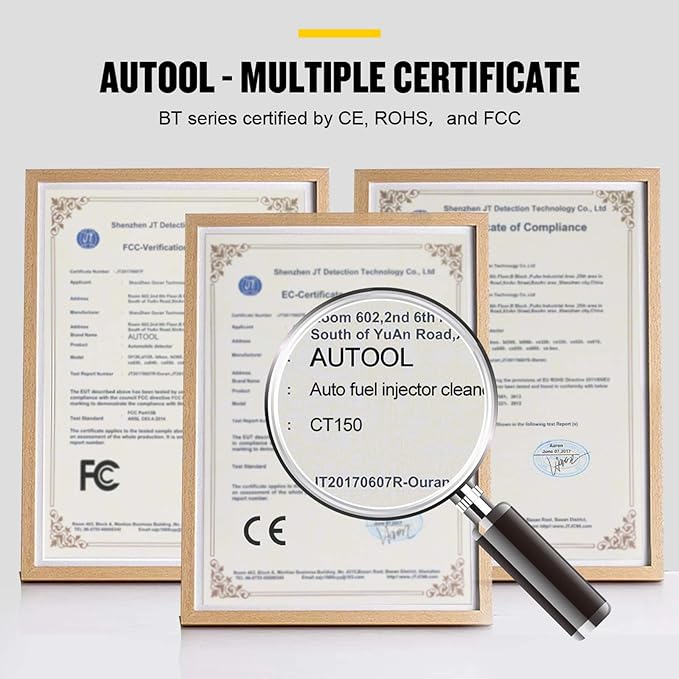 AUTOOL Ultrasonic Fuel Injector Cleaner Tester Support Petrol Motorcycle - Image 7