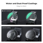 K&F CONCEPT 82mm Black Diffusion 1/4 & 1/8 Lens Filter Kit, Mist Cinematic - Image 6