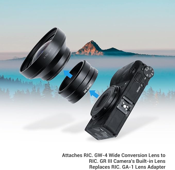 JJC AR-GR3 Lens Filter Adapter Replaces Ricoh GA-1 - Image 3